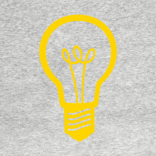 Yellow Light Bulb by XOOXOO